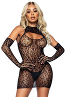 MINIVESTIDO LEOPARDO 2 PIEZAS