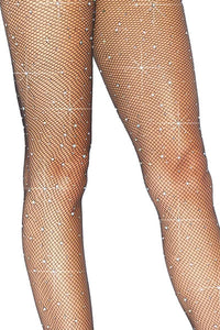 PANTYS DE MALLA CON DIAMANTES
