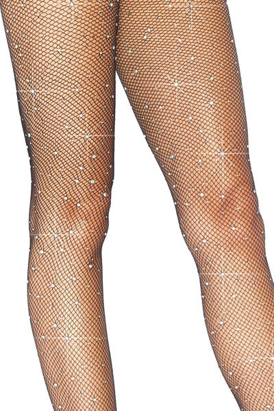 PANTYS DE MALLA CON DIAMANTES
