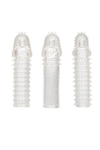 KIT 3 PIEZAS DE FUNDA DE SILICONA CON TEXTURA
