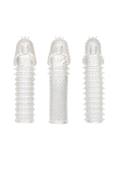 KIT 3 PIEZAS DE FUNDA DE SILICONA CON TEXTURA