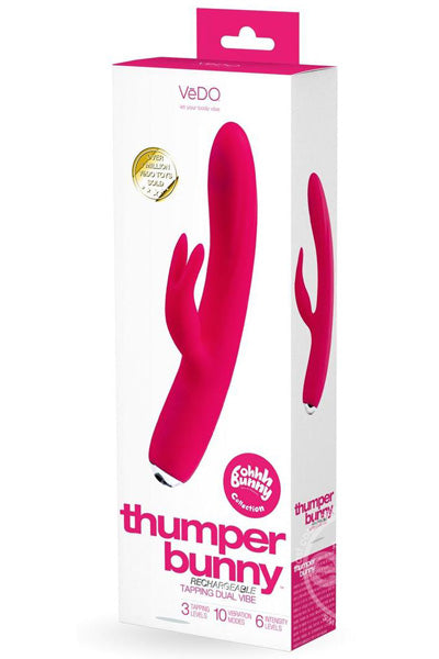 VIBRADOR DE CONEJO DE SILICONA VEDO THUMPER BUNNY
