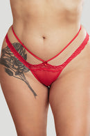 TANGA DE TUL 2 TIRAS