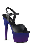 TACONES PLATAFORMA MORADA