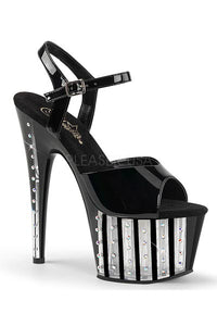 TACONES CON PLATAFORMA DE PANELES Y PIEDRAS