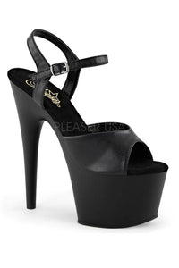 TACONES CON CORREA COLOR MATE