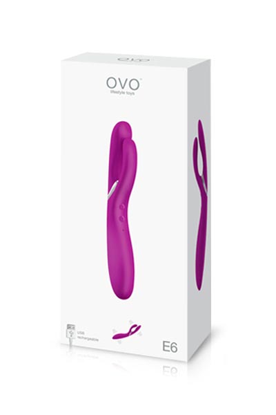 OVO E6 VIBRADOR DE SILICONA, RECARGABLE