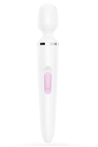 SATISFYER WAND-ER WOMAN-WHITE/CHROME