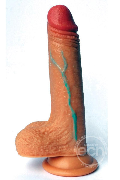 REALISTIC DILDO WITH BALLS FLESH WATERPROOF 6.5